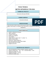 Ficha Tecnica Termometro Infrarrojo