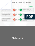 Problem Solution PowerPoint Template 4-4x3