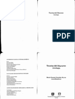 Teorías Del Discurso - Antologia PDF