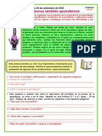 Ficha Día 28 de Septiempre Reflexionamos - Semana 26 PDF