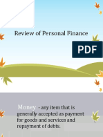 Review of Personal Finance