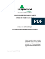 Ensaio de Determinacao Do Teor de Umidade em Agregados Miudos PDF