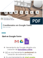 Cuestionarios en Google Forms