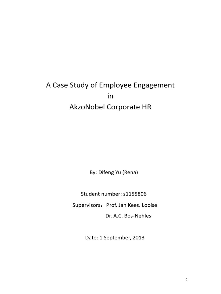 CASE STUDY..EMPLOYEE ENGAGEMENT... MSC Difeng YU Rena PDF