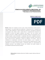 A Importância Da Inteligência Emocional No Contexto Organizacional PDF