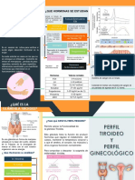 Triptico 2 Perfil Tiroideo y Perfil Ginecologico KZG PDF