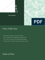 Butler Lumber Company Case Analysis - Business Loan Dispute