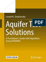 Aquifer Test Solutions: Leonid N. Sindalovskiy
