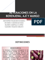 Alteraciones en La Berenjena, Aji y Mango