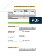 Ejercicio Costo Estandar Cal. Variaciones