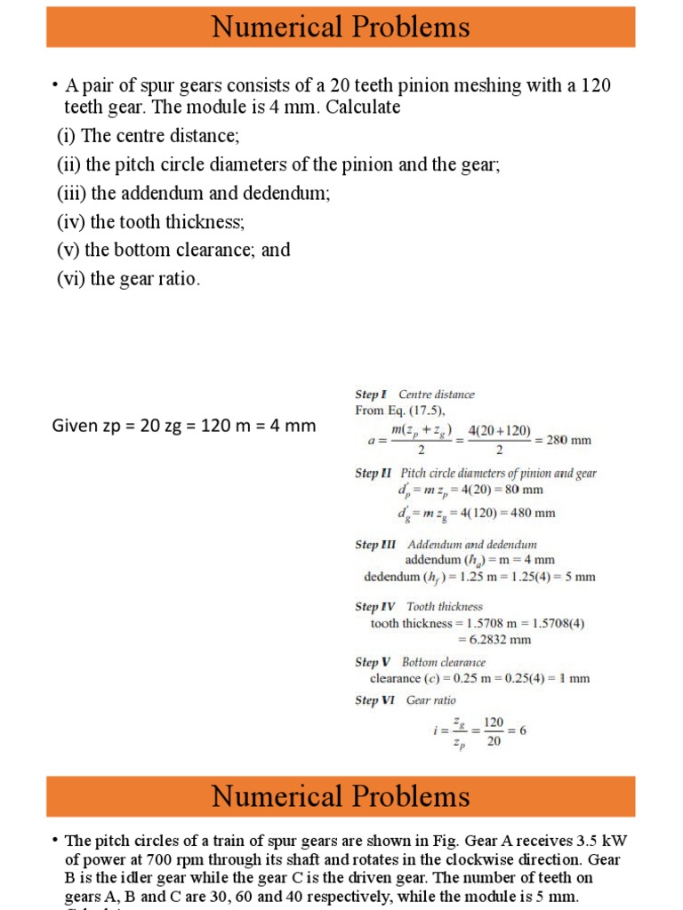 Spur Gear Design and Calculations Guide | PDF | Gear | Machines