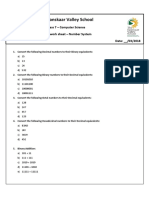 Homework Worksheet 7 ICSE