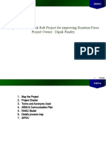 Six sigma project for improving reaction force