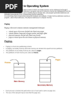 Virtual Memory in Operating System Virtual Memory in Operating System