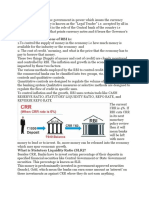 The Primary Functions of RBI Is