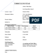 Curriculum Vitae: Name of Exam Year GPA/Davison Board