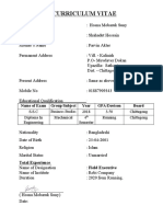 Curriculum Vitae: Name of Exam Group/Subject Year GPA/Davison Board