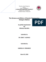 Advance Genetics - The Science and Ethics of Genetic Engineering (Gabriela N. Fernandez)