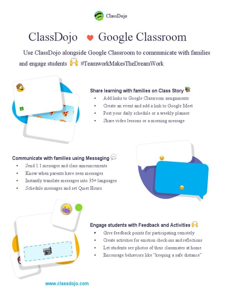 ClassDojo and Google Classroom Integration | PDF | Learning | Behavior ...