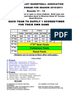 GVBA PROG 2010 Rounds 11-14