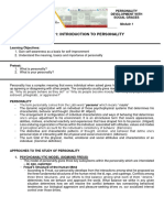 Chapter 1: Introduction To Personality: Personality Development With Social Graces