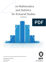 ActEd - Pure Mathematics and Statistics For Actuarial Studies PDF