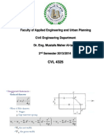 Faculty of Applied Engineering and Urban Planning Civil Engineering Department Dr. Eng. Mustafa Maher Al-Tayeb