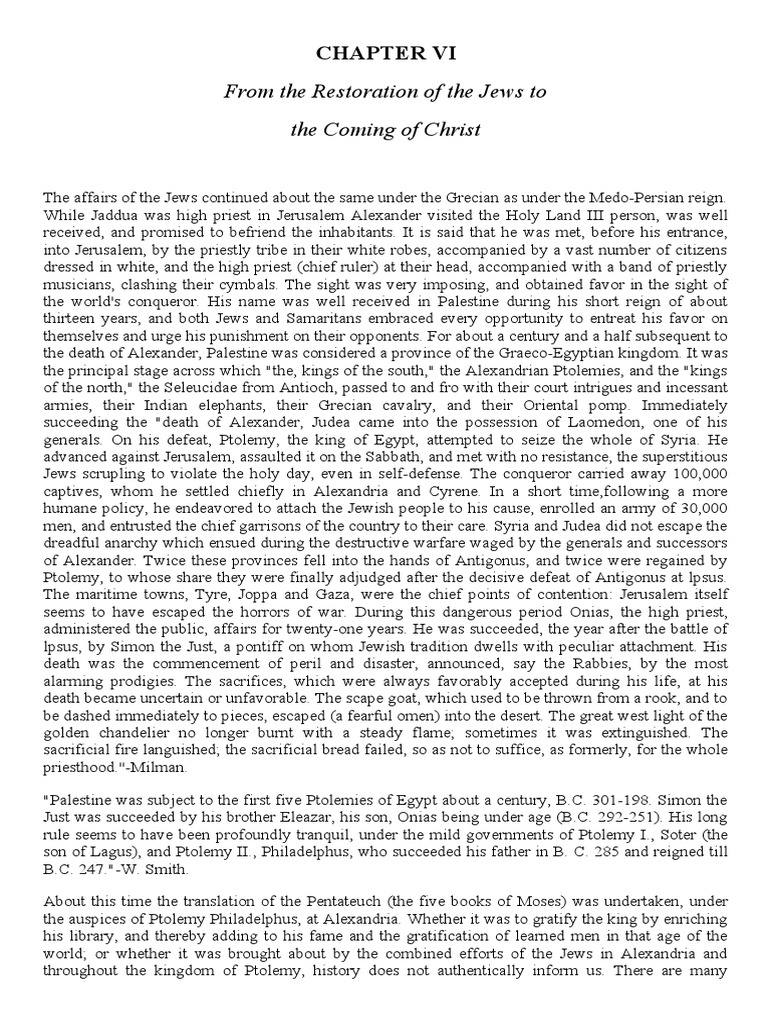 Chapter Vi | PDF | Bible | Pharisees