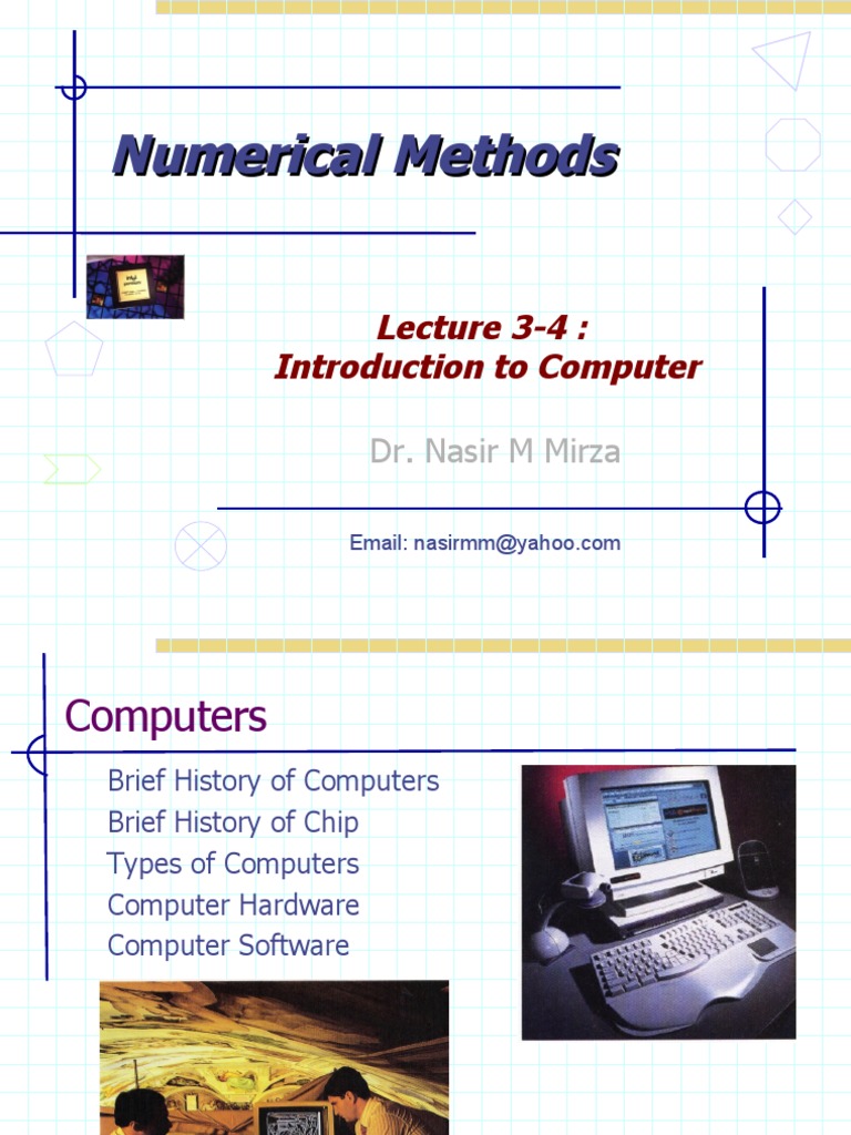 Lec 3-4 Intro To Computers | PDF | Computer Data Storage | Operating System