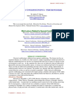 Operant Conditioning Edward Thorndike