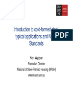 1 Ken watsons - Intro to cold-formed steel, typical applications and Nash Std