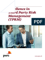 Excellence in Third Party Risk Management (TPRM) : WWW - PWC.CH