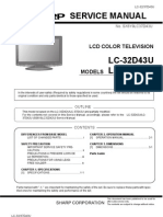 Sharp lc-32 37d43u (ET)