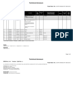 Technical Annexure Summary