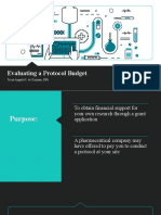 Evaluating a Protocol Budget