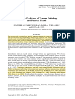 Alvarez-Conrad, Zoellner, Foa (2001) Linguistic Predictors of Trauma Pathology