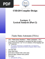 Week-2 Lecture 2 Lexical Analysis