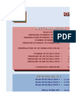 REHEAT-REGENERATIVE RANKINE CYCLE Calculator