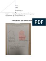 Grading Pola Dengan Teknik Melipat dan Menggunting