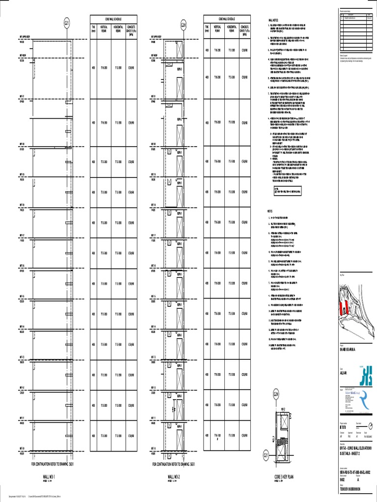 Core Wall Elevations & Details Guide | PDF | Art Media | Materials