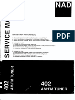 NAD 402 Service Manual