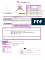 Daily Lesson Plan: Main Skill/ Focus Content Standard Learning Standard Learning Objective