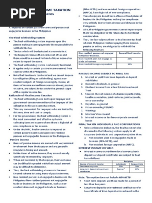 Income Taxation CHAPTER 5-NOTES