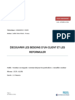 Decouvrir Les Besoins D'un Client Et Les Reformuler PDF