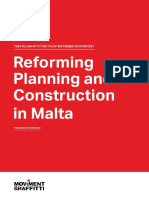 Reforming Planning and Construction in Malta. 