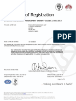 Iso 27001 Certificate Information Security Management PDF