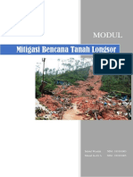 Modul Mitigasi Tanah Longsor Fiks PDF