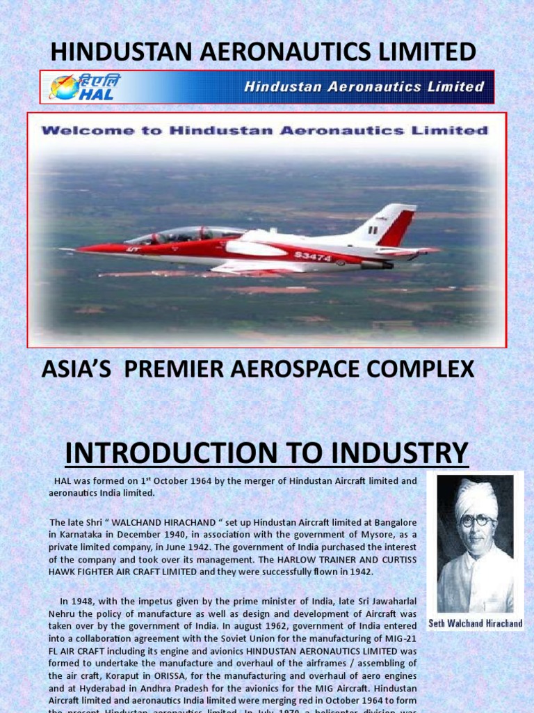 Hindustan Aeronautics Limited: Asia'S Premier Aerospace Complex | PDF ...