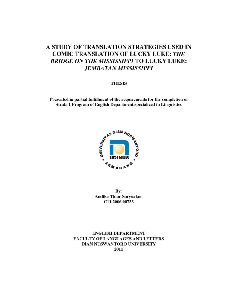 A Study of Translation Strategies | PDF | Translations | Idiom