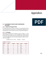 Appendices: Si System of Units and Conversion Factors Rules For Using SI Units